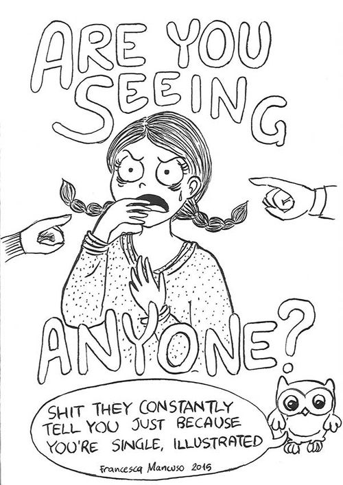 AY portada del cómic Are you seein anyone? de Francesca Mancuso